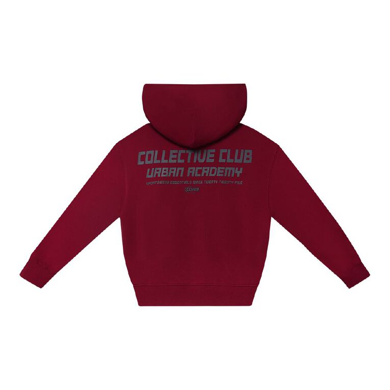 Young Original Urban Academy Heavy Weight Hoodie, Red Dark, hi-res