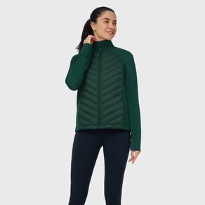 Active Intent Women's Panelled Puffer Jacket