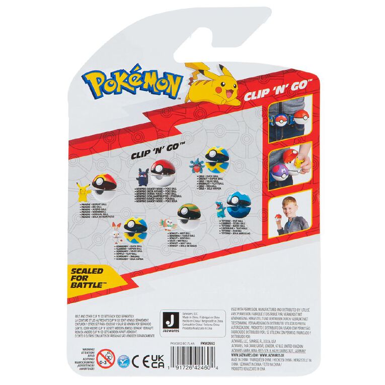 Pokemon Clip n Go Ball Assorted, , hi-res