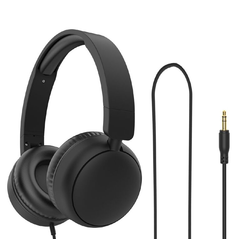Veon 3.5mm Wired Headphones VNQ602BLK Black, , hi-res