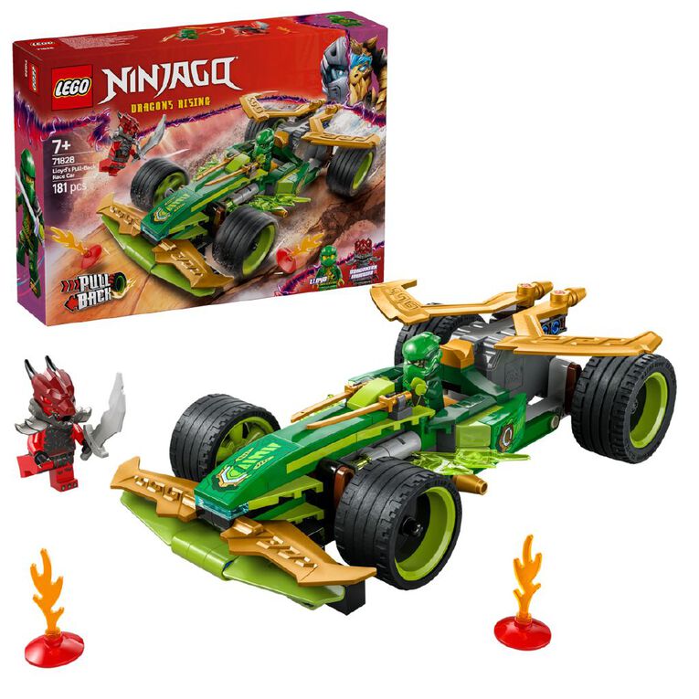 LEGO Ninjago Lloyd's Pull-Back Race Car 71828, , hi-res