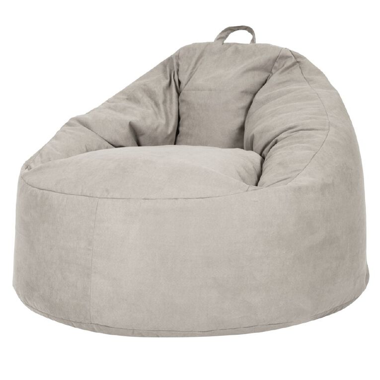 Living & Co Suede Look Bean Bag, , hi-res