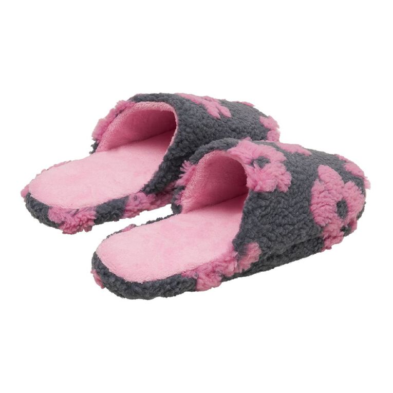 H&H Women's Bailey Scuff Slippers, Blue, hi-res
