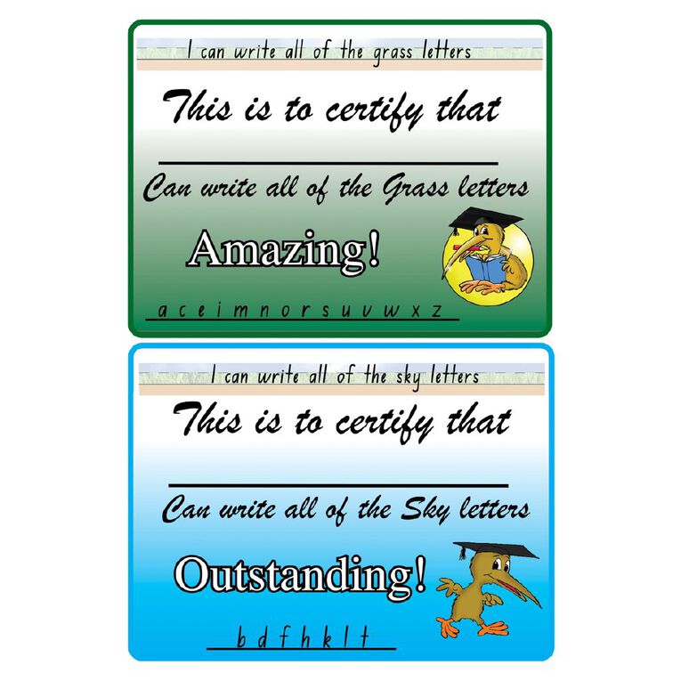 Clever Kiwi Ground Grass Sky Writing Book, , hi-res