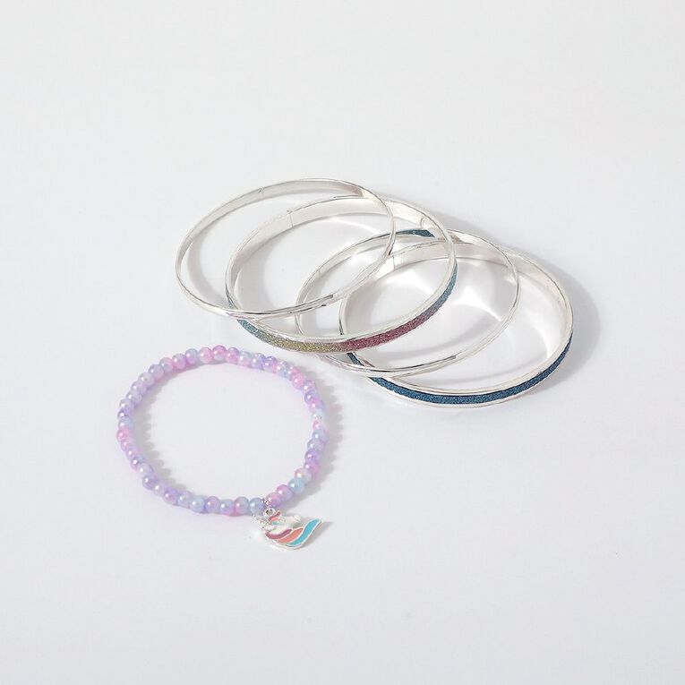 Kids' Bangles 5 Piece Set, , hi-res