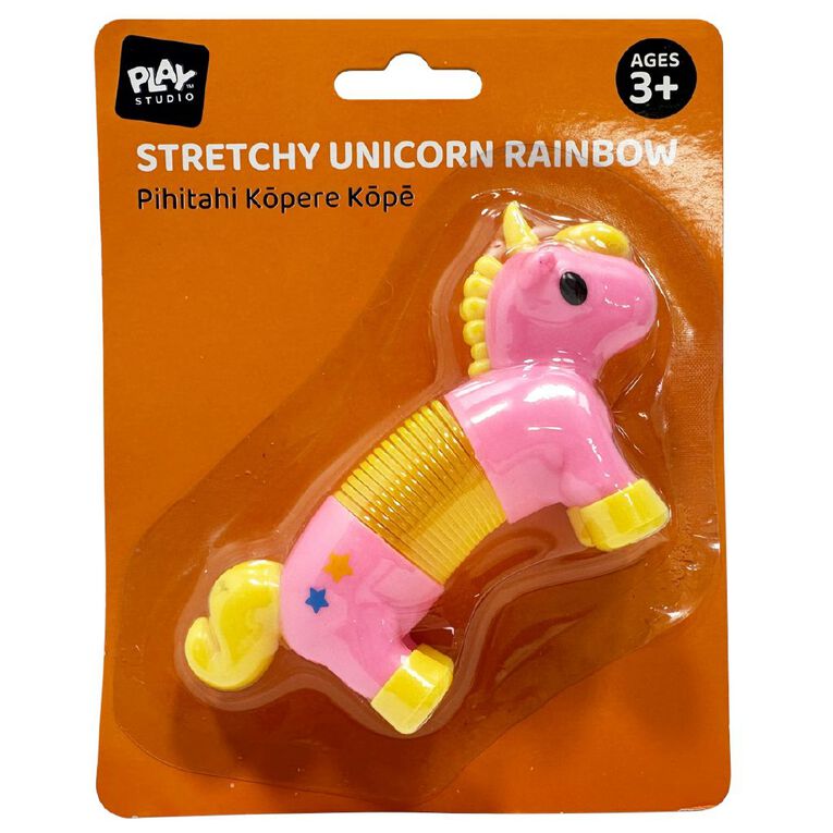Play Studio Stretchy Unicorn Rainbow Assorted, , hi-res