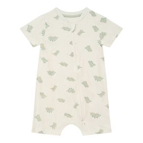 Young Original Babies' Short Sleeve Zip-Thru All-in-One