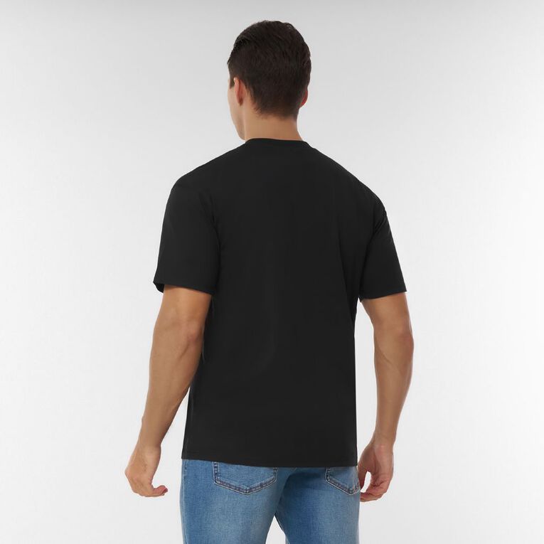 H&H Men's Relaxed Fit Graphic Tee, Black SkullRider, hi-res