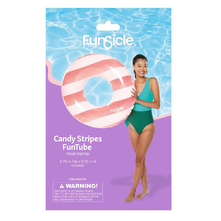 Funsicle Candy Stripes FunTube Cotton Candy 79cm, , hi-res