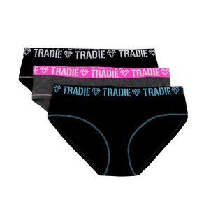 Tradie Girls' Boyleg Briefs 3 Pack