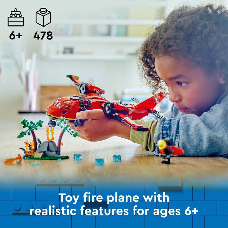 LEGO CITY Fire Rescue Plane 60413, , hi-res