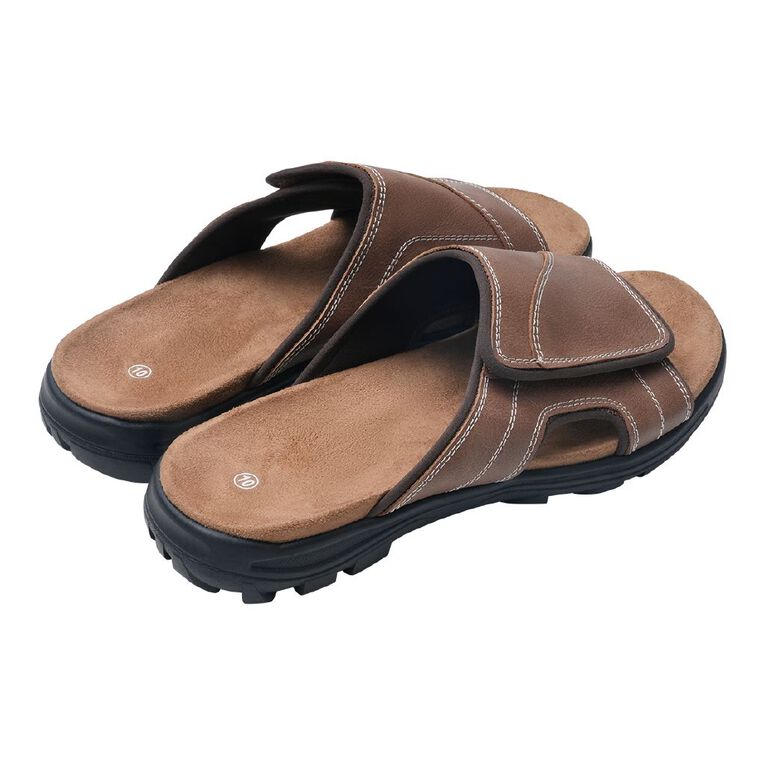 H&H Men's Shaun Sandals, Brown, hi-res