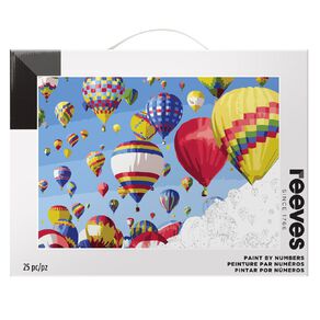 Reeves Paint By Numbers Hot Air Balloons 12 x 16 inch