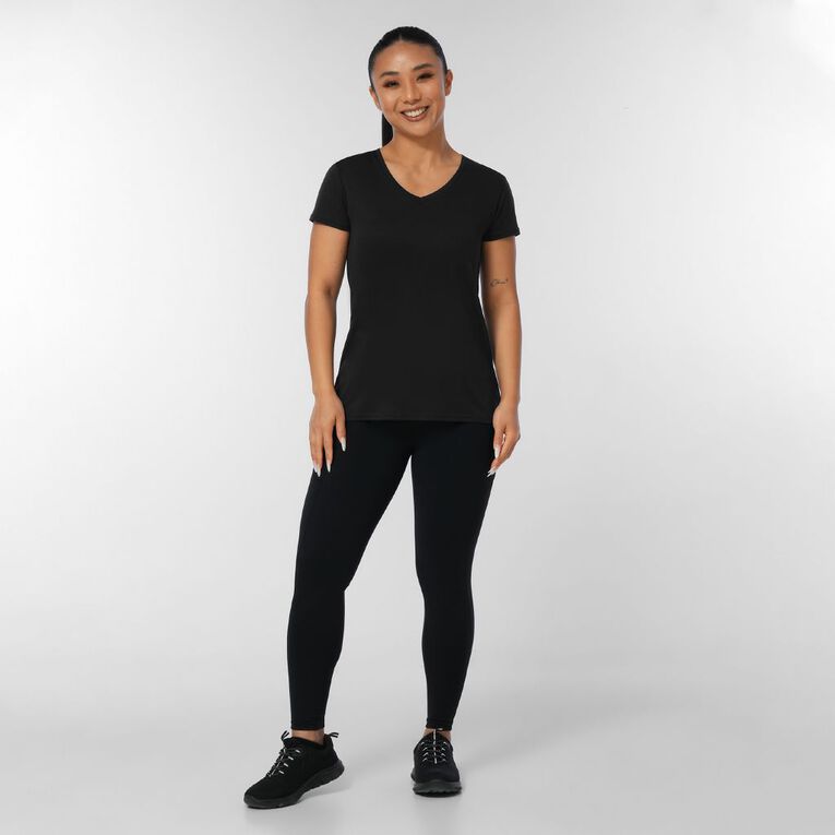 Active Intent Women's Cooldry Tee, Black, hi-res
