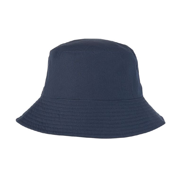 H&H Adults' Plain Bucket Hat, Blue Dark, hi-res