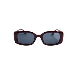 H&H Women's Rectangular Sunglasses Burgundy
