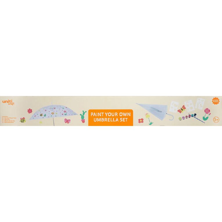 Uniti Craft Kids Paint Your Own Umbrella Set, , hi-res