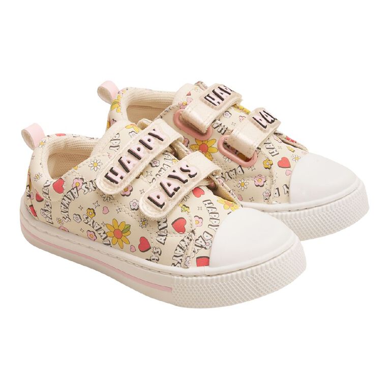 Young Original Junior Kids' Aruba Sneakers, Cream, hi-res