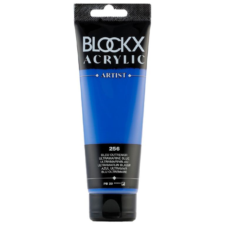 BLOCKX Acrylic Tube 120ml Ultramarine Blue Blue, , hi-res