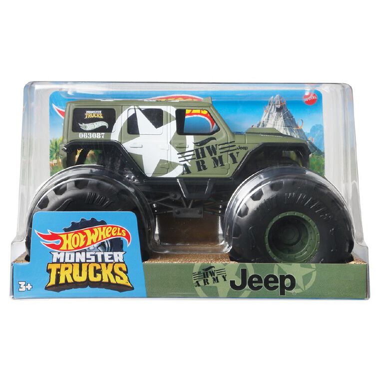 Hot Wheels Monster Trucks 1:24 Scale Diecast Truck, , hi-res