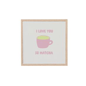 Living & Co Matcha Framed Canvas 25cm x 25cm