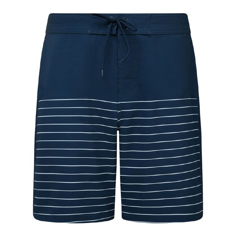 H&H Men's Stretch 9 Inch Boardshorts, Blue Dark, hi-res