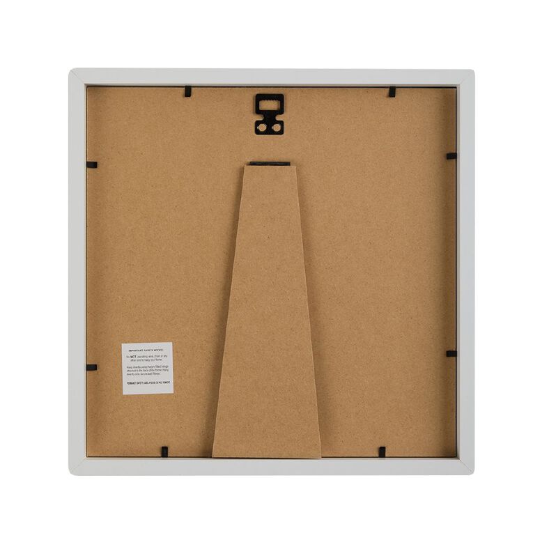 Living & Co Premium Photo Frame 8in x 8in White, , hi-res