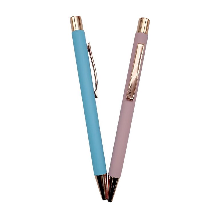 Uniti Cozy Core Metal Ball Pens 2 Pack, , hi-res