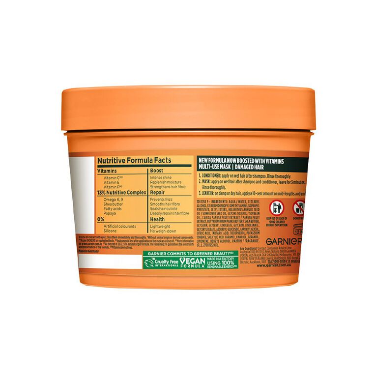 Garnier Fructis Hair Food Papaya 390ml, , hi-res