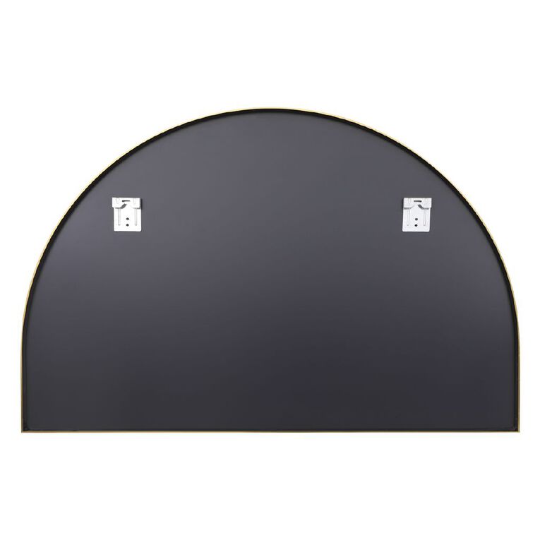 Living & Co Aluminum Arch Mirror 80 x 120cm Gold, , hi-res
