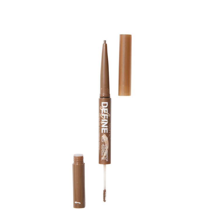 Technic Define & Set Tinted Gel & Eyebrow Pencil - Blonde, , hi-res