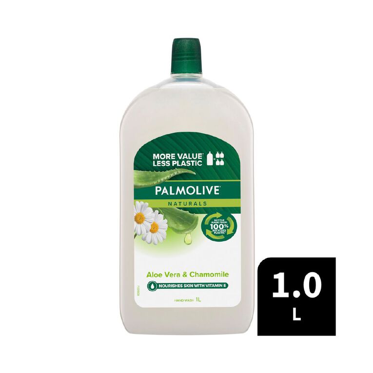 Palmolive Naturals Hand Wash Aloe Vera with Chamomile Refill 1L, , hi-res