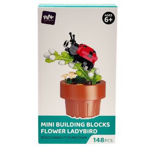 Play Studio Mini Building Blocks Flower Ladybird 146 Pieces