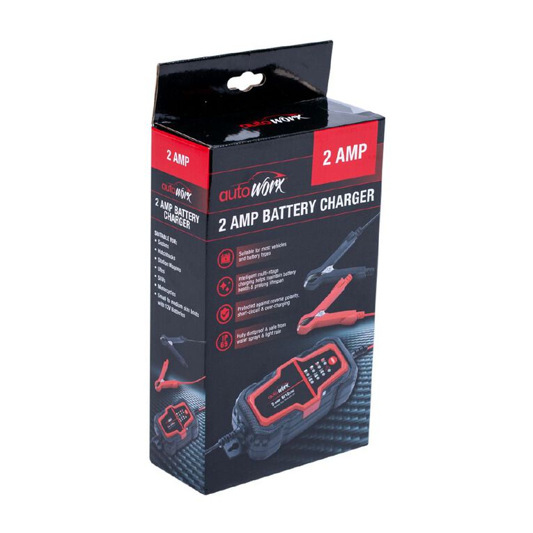 Autoworx 2A Intelligent Battery Charger, , hi-res