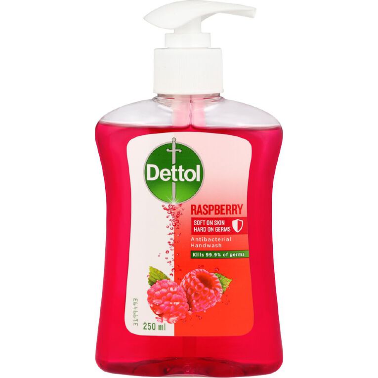Dettol Liquid Handwash Pump Raspberry 250ml, , hi-res