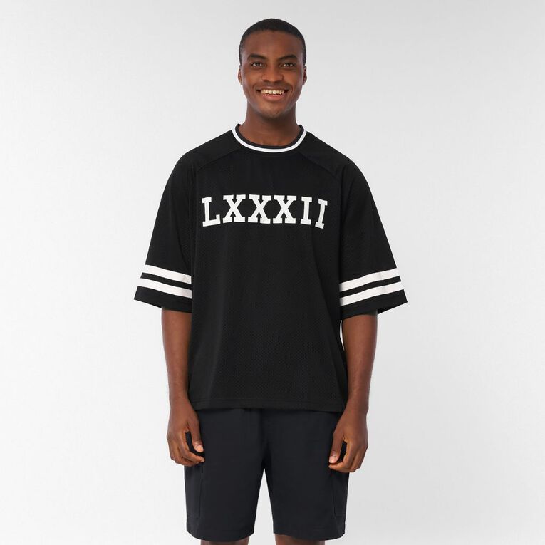 Garage Men's Mesh Graphic Tee, Black, hi-res