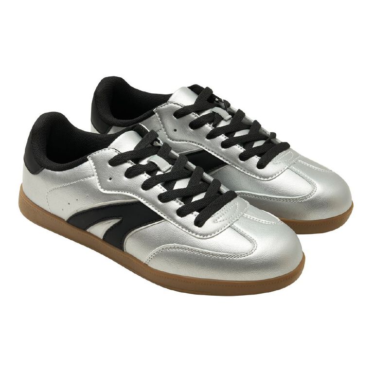H&H Women's Women's Petal Sneakers, Silver, hi-res