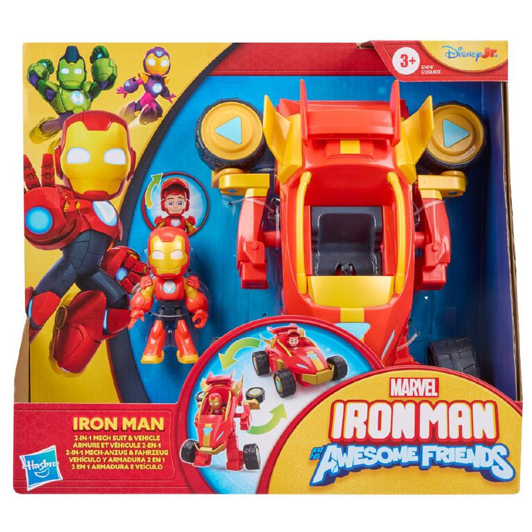 Marvel Iron Man Friends 2-in-1 Mech Assorted Assorted The