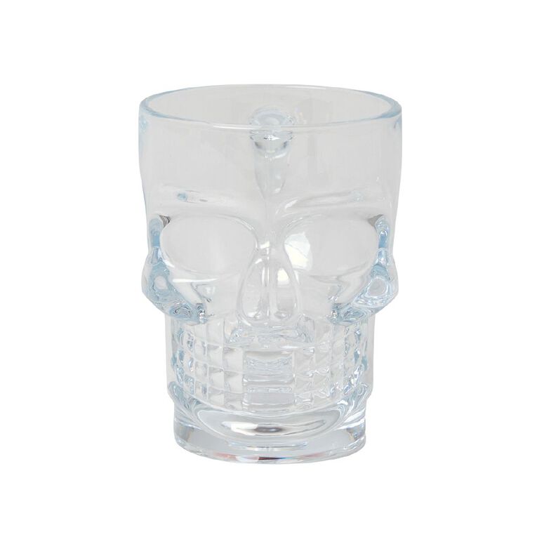 Scarehouse Glass Skull Mug 500ml, , hi-res