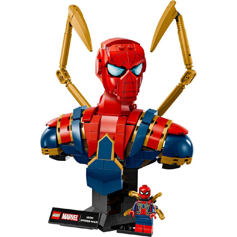 LEGO Marvel Super Heroes Iron Spider-Man Bust 76326 The Warehouse