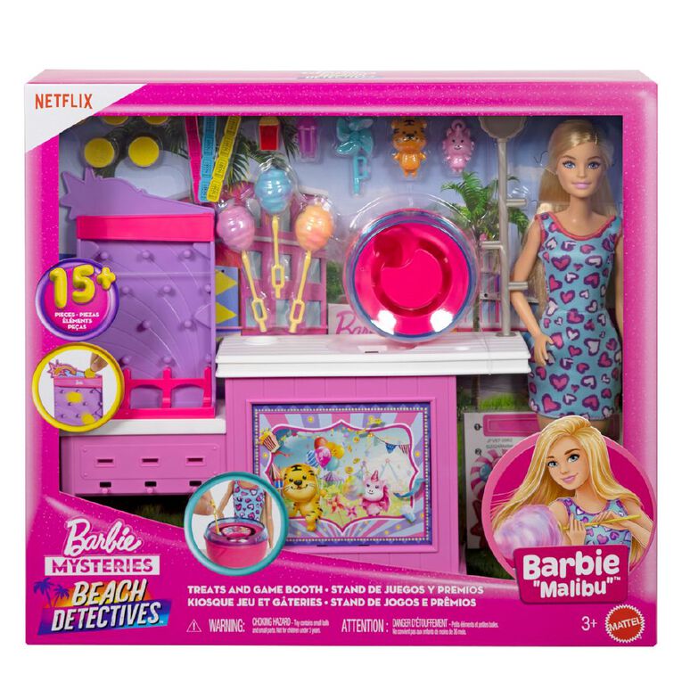 Barbie Beach Detectives Cotton Candy Playset, , hi-res