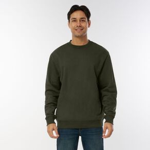 H&H Men's Plain Crew Sweatshirt