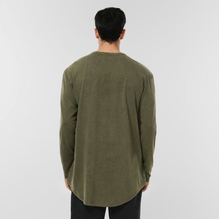 Garage Men's Acid Wash Tee, Green Dark, hi-res