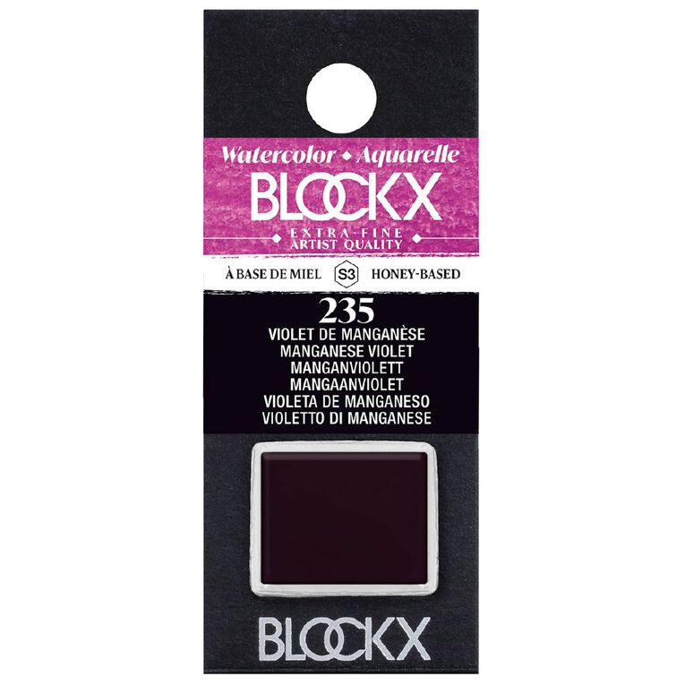 BLOCKX Watercolour Half Pan S3 235 Manganese Violet, , hi-res