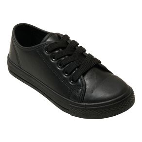 Young Original Senior Kids' Finn Lo PU School Shoes