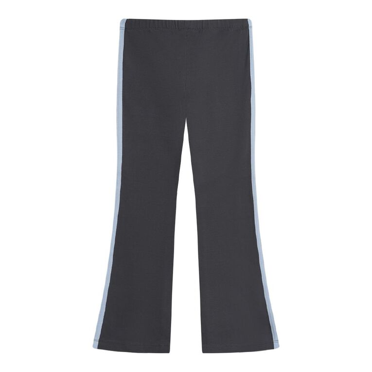 Young Original Side Stripe Flare Leggings, Grey Dark, hi-res