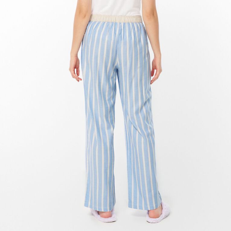 H&H Women's Boyfriend Flanelette Sleep Pants, Blue Light, hi-res