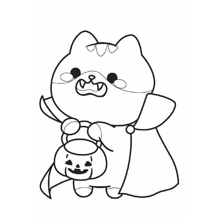 Spooky Kawaii Colouring Book, , hi-res