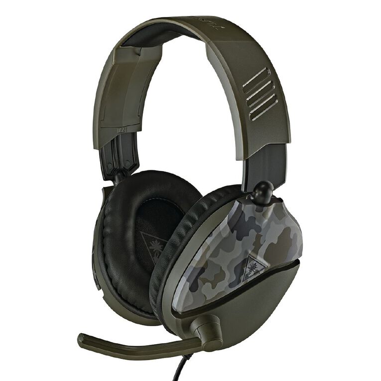 Turtle Beach Recon 70 Multiplatform Gaming Headset Green Camo, , hi-res