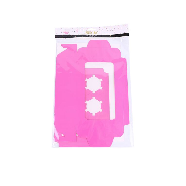 Party Inc Cupcake Box Pink, , hi-res